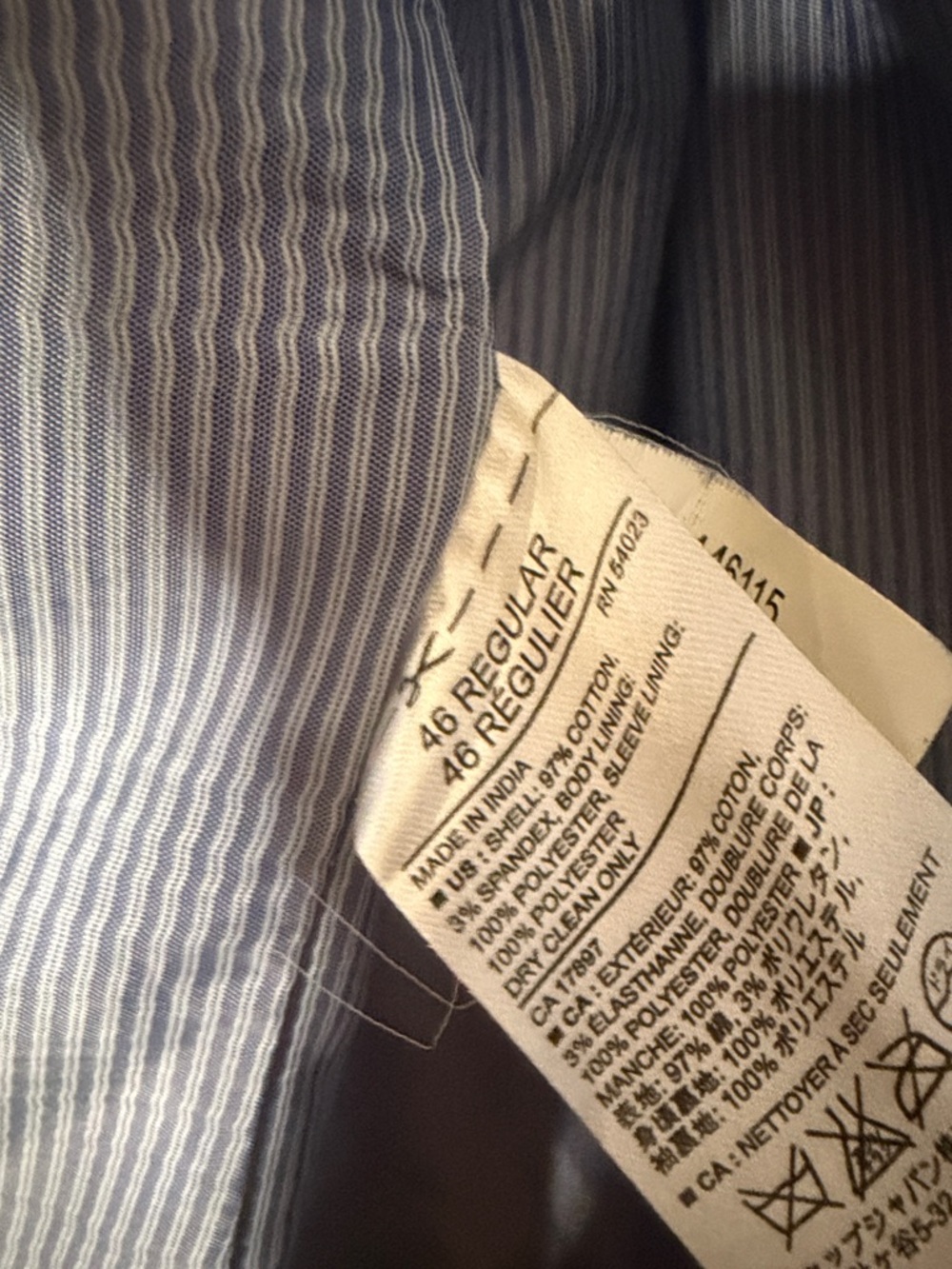 Banana Republic Factory  cotton Light Beige Men's Blazer - Picture 7 of 10